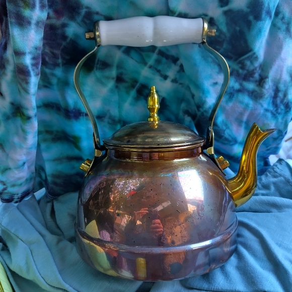 MCM Copper Kettle Porcelain Capped handle - Picture 8 of 10